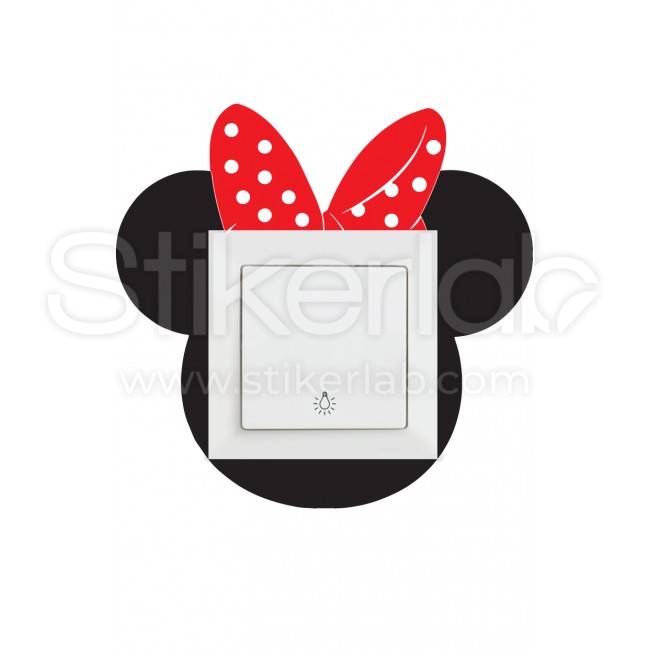 Minnie 7 stiker oko prekidaca